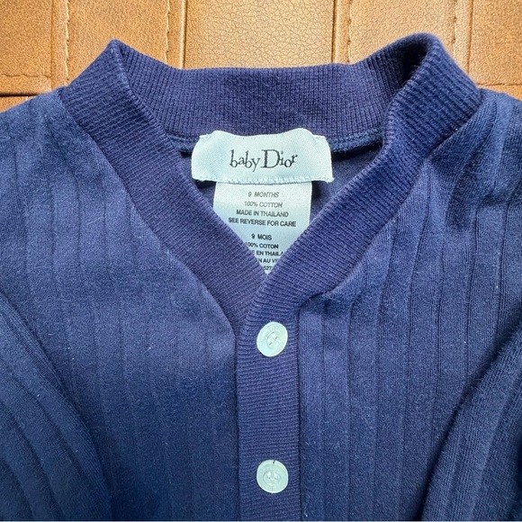 Baby Dior Navy Cardigan - 9 months - Picture 3 of 3
